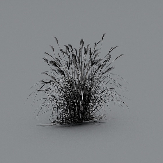 Chinese Courtyard Fake Mountain shrub Plant 3D Model