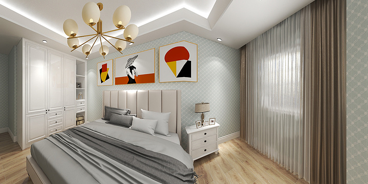 室内小徐15373883268-翰林国际两室两厅89平-装修设计方案