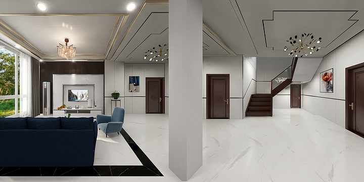 5988全案设计施工团队-昆阳路2038弄别墅-装修设计方案