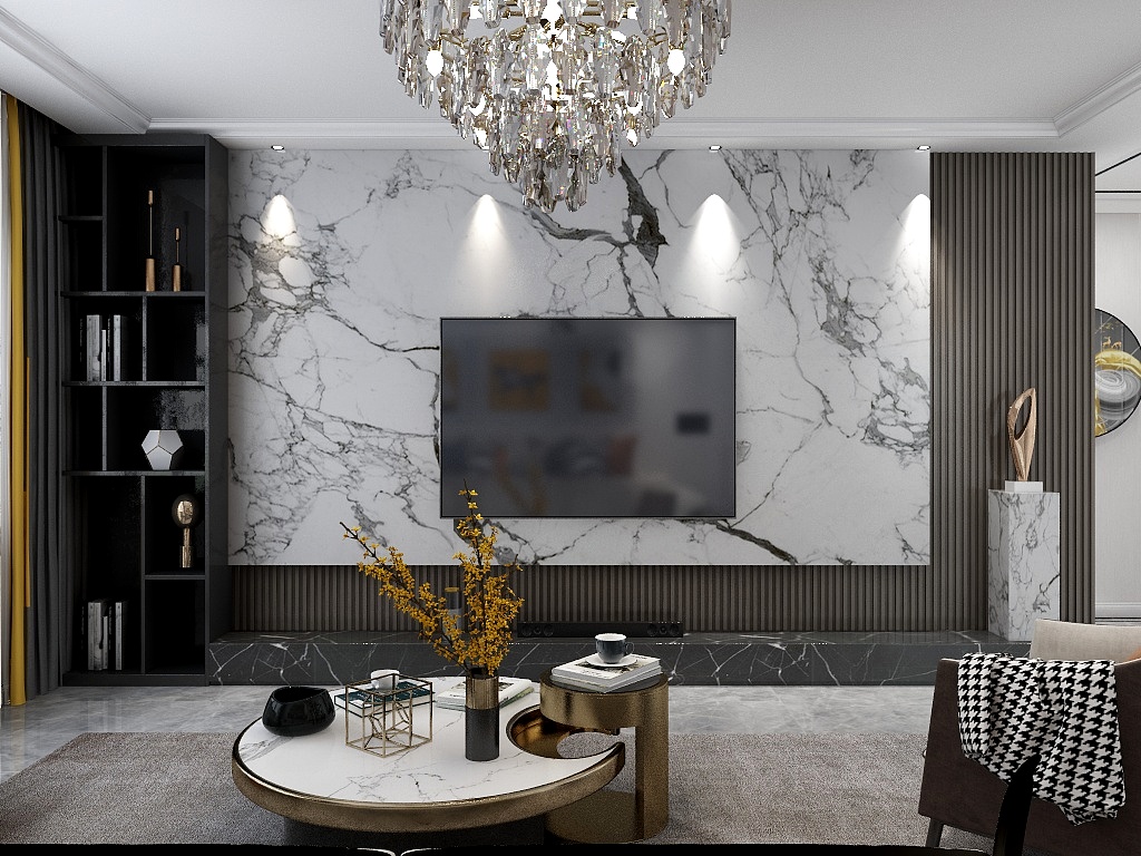 家居家装设计灬乔-金鼎绿城四期轻奢方案-装修设计方案