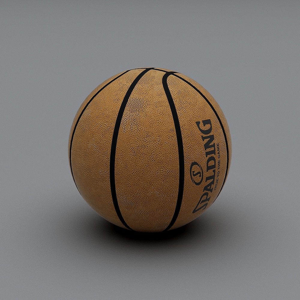 现代篮球馆-篮球3D模型