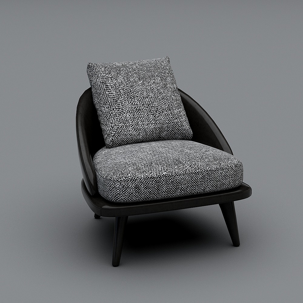 现代服装店女装店-椅子3D模型