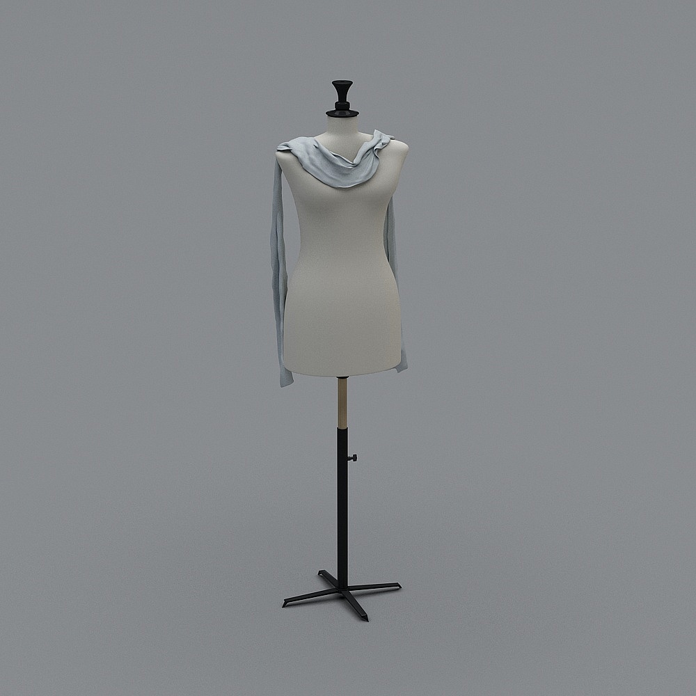 现代服装店-3-模特-1