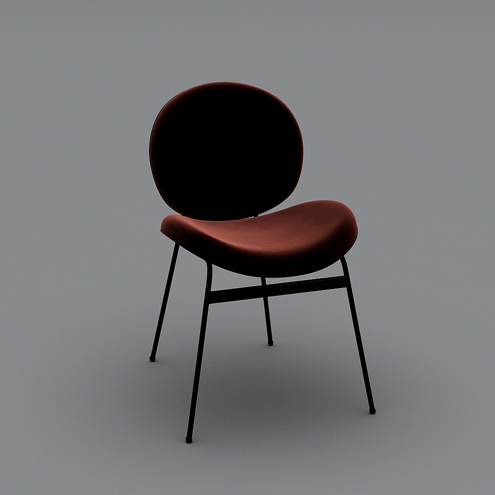 现代女装服装店-椅子 (2)3D模型