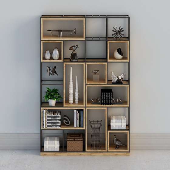 Modern shelf Cabinet Combined Cabinet