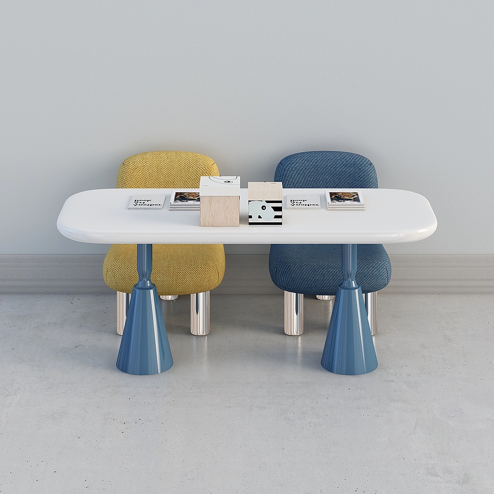 现代幼儿园-桌椅组合
