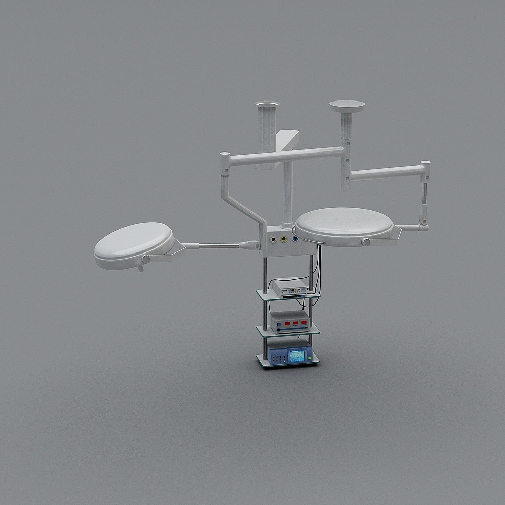 现代手术室-医疗器械3D模型
