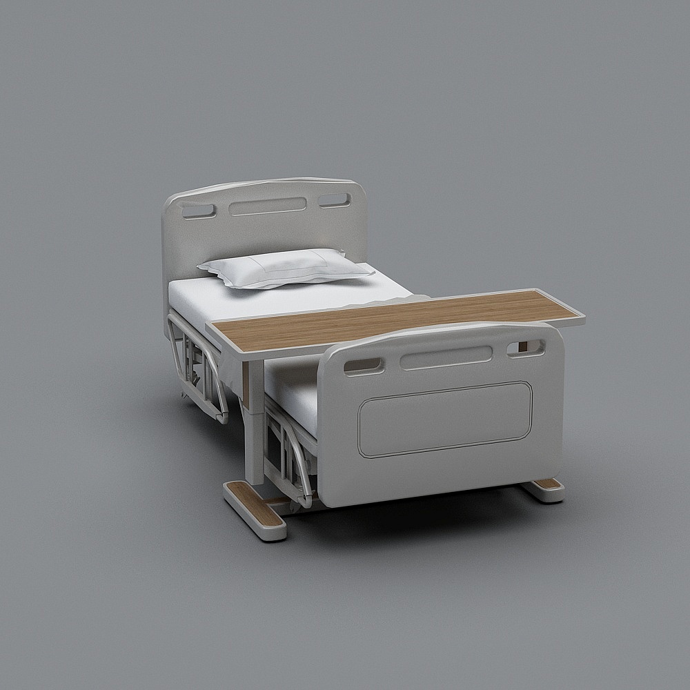 现代医院病房-病床3D模型