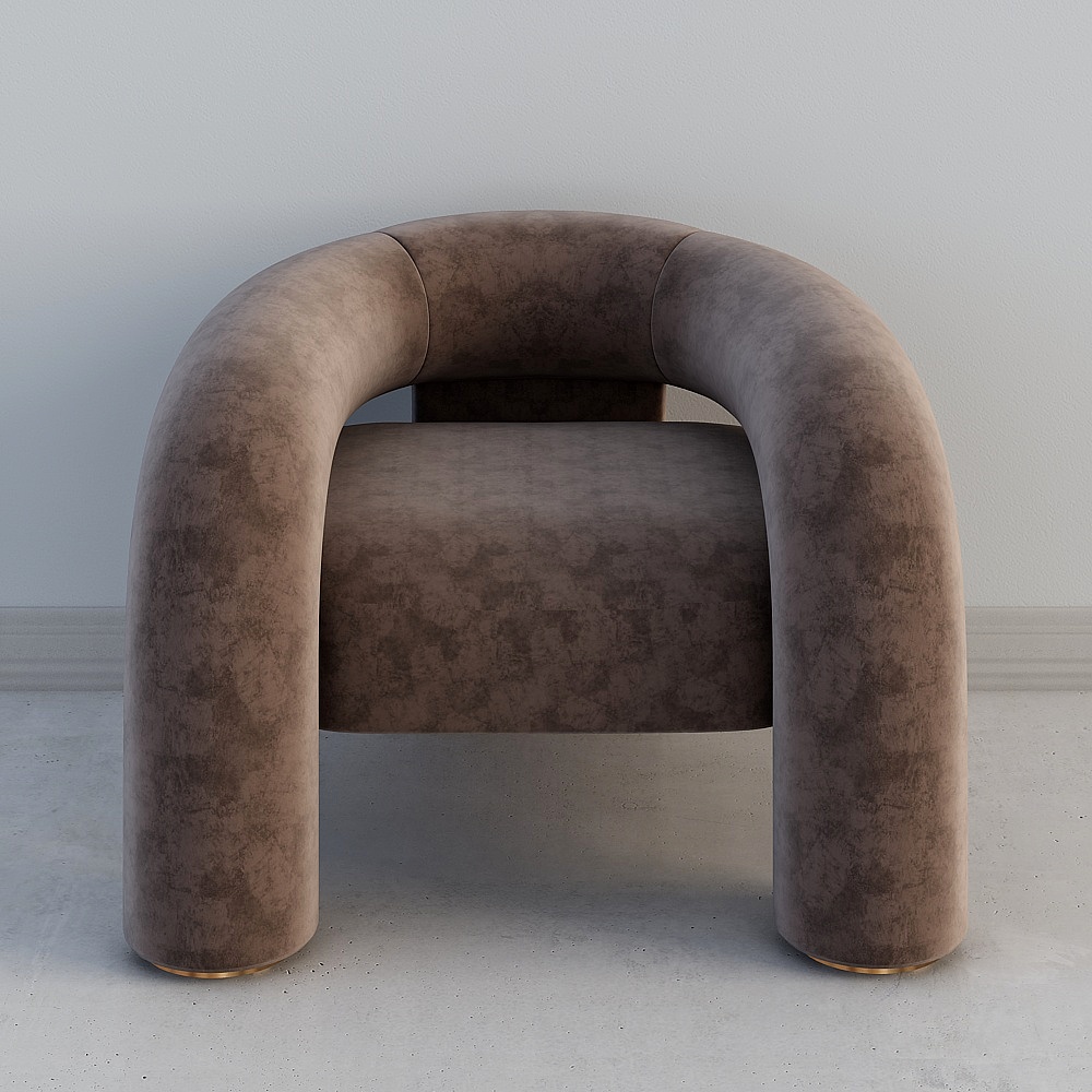 现代诧寂家居软装店-沙发椅-33D模型