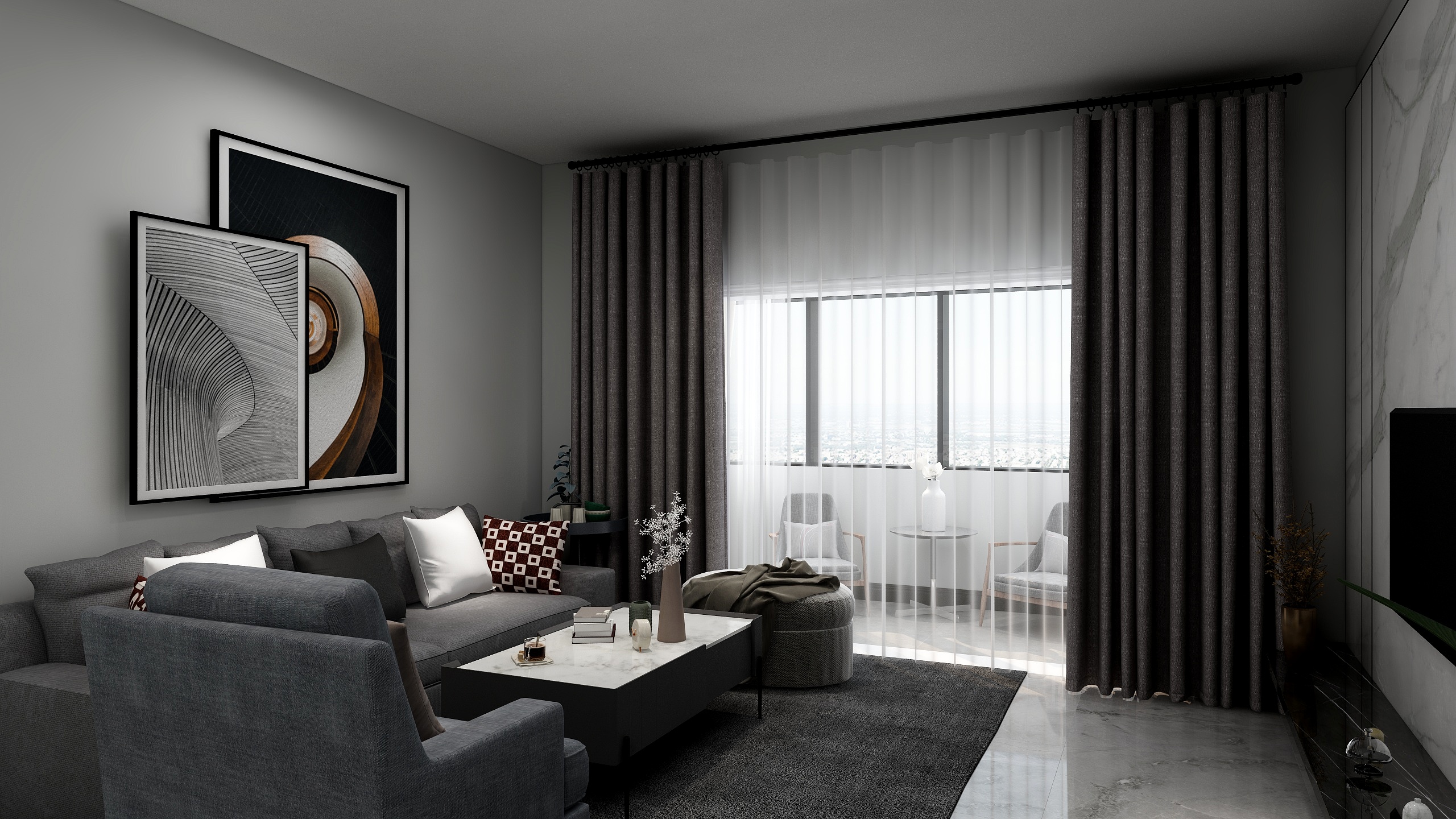 .oHbK-世纪・罗马城129.93㎡B1户型3室2厅2卫1厨0908-1042-装修设计方案