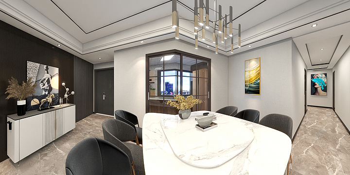 传墨装饰-京师国府现代-副本-装修设计方案