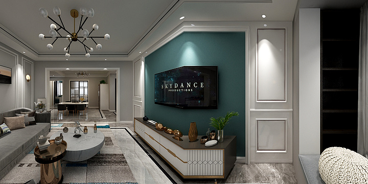 李鸥-现代风格139-装修设计方案