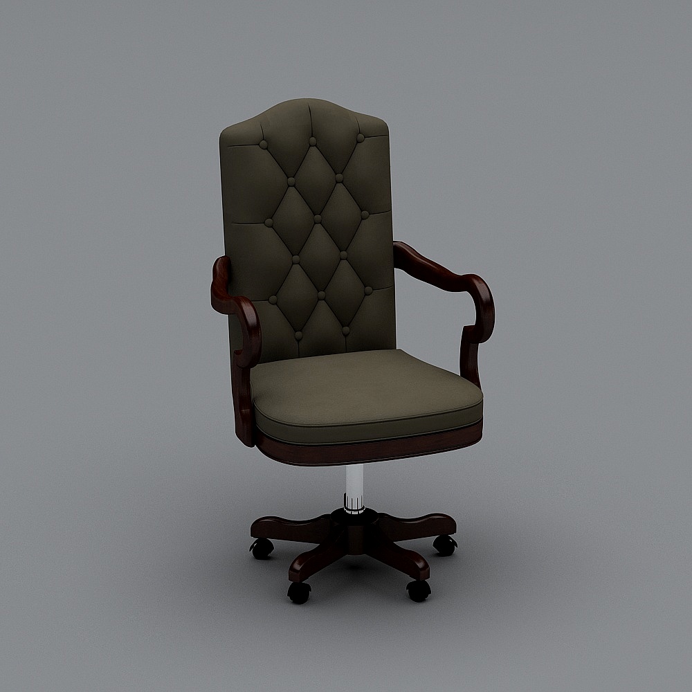 YS —R03书椅3D模型