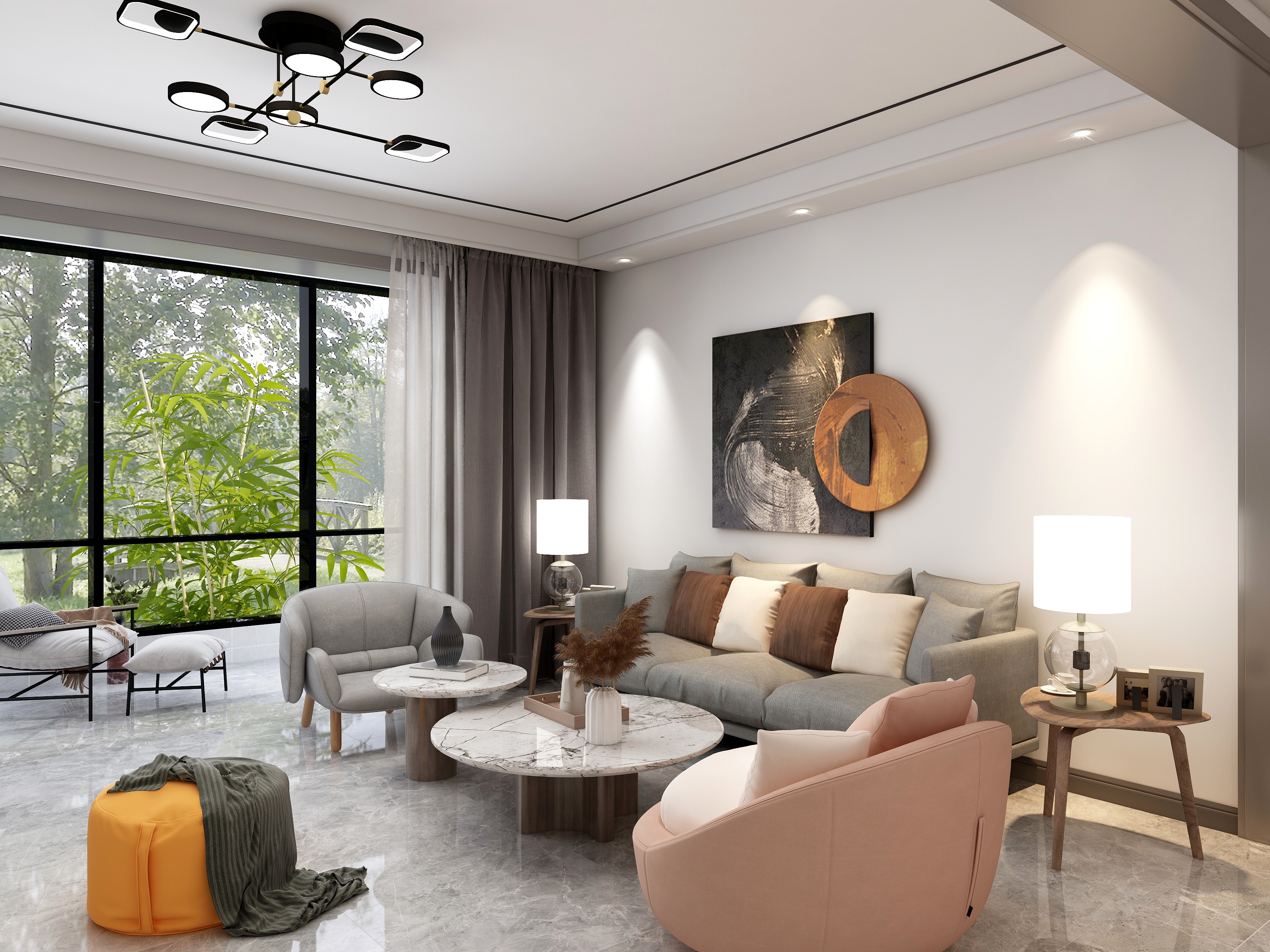 灵感来源于设计费-环县西苑小区郑先生府邸-装修设计方案