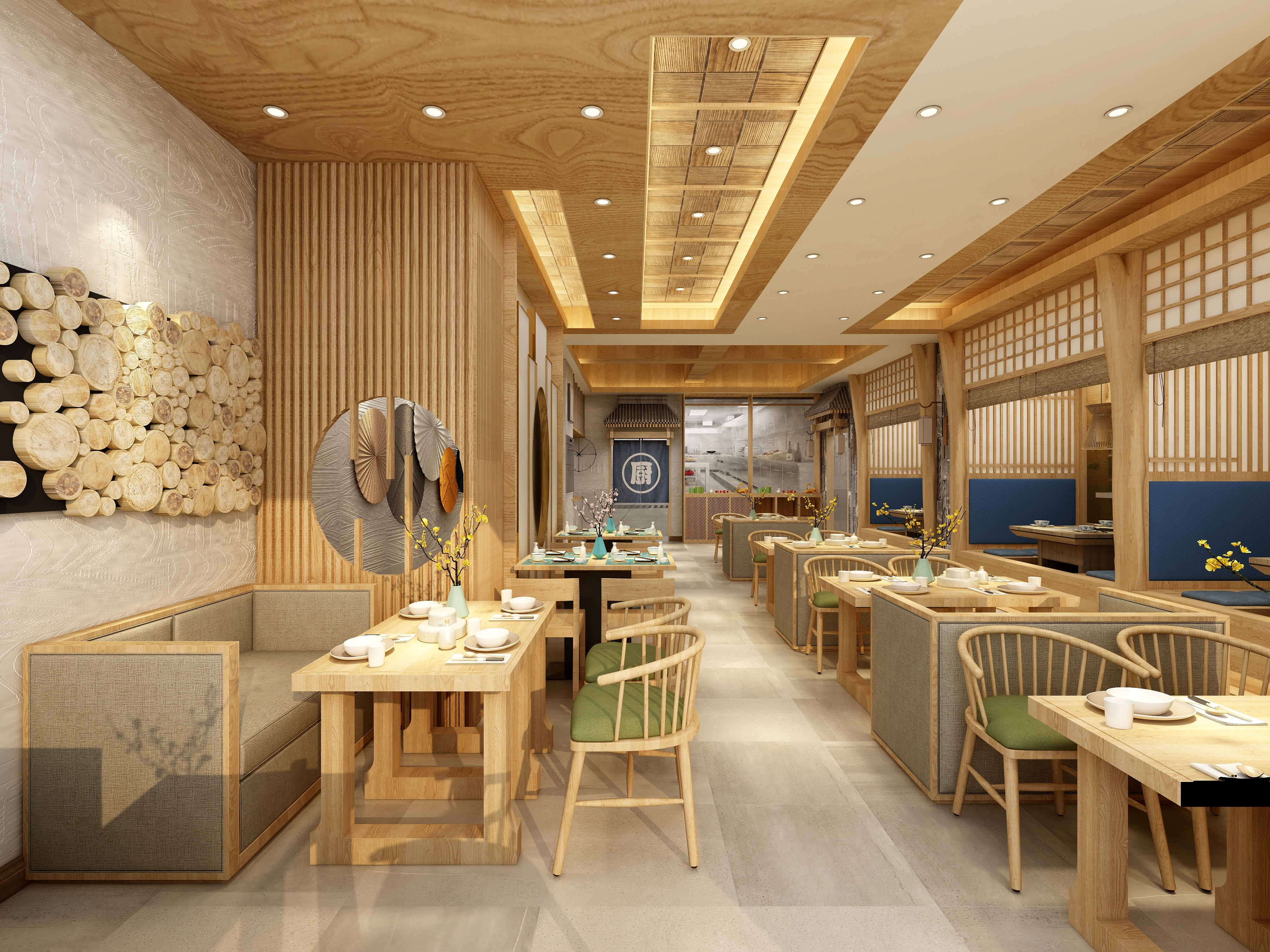 蛟河晟辉装饰设计工作室-韩式明太屋188平方装修效果图