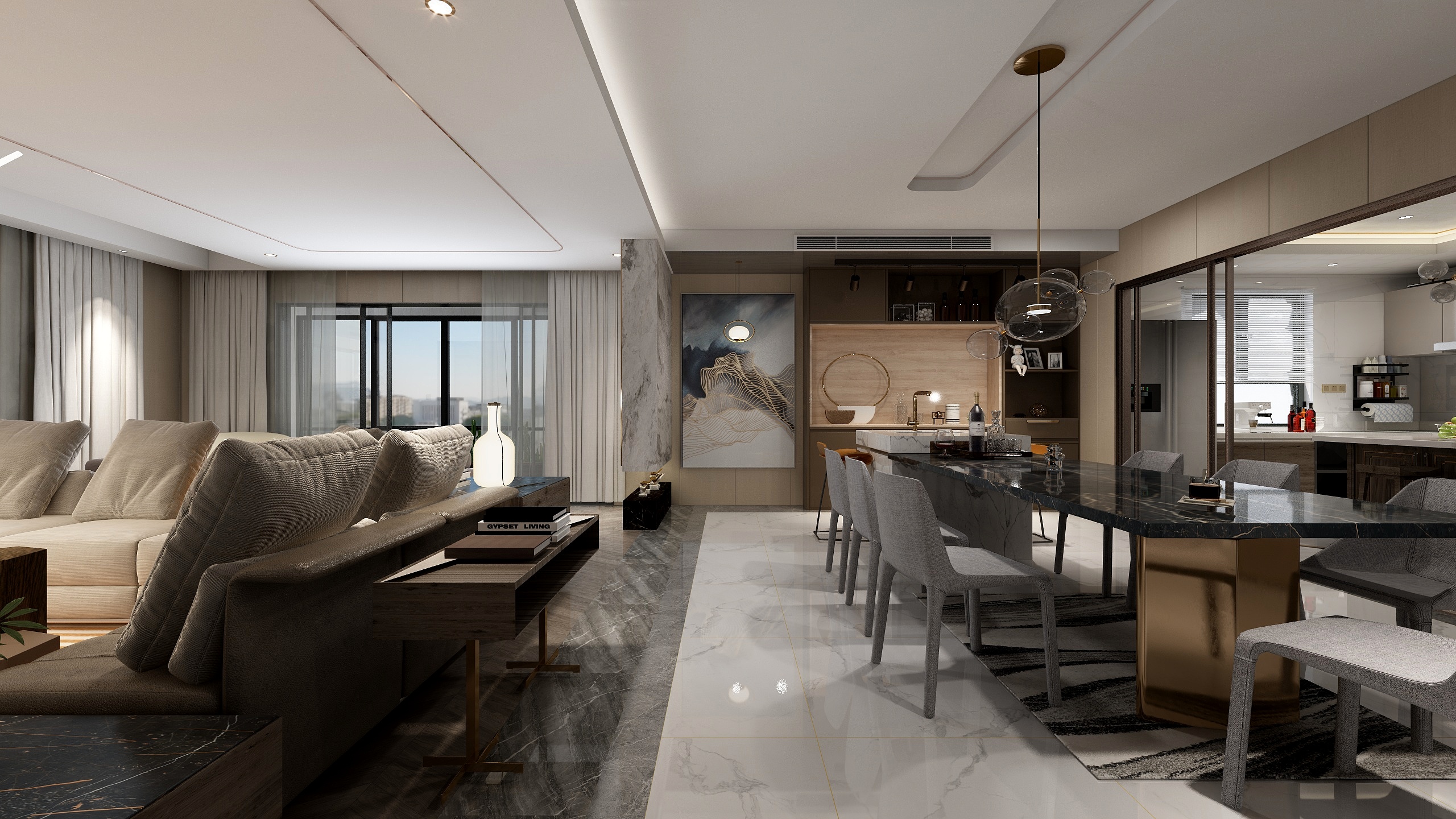 天天~住宅设计师-太原万科330平大宅装修效果图