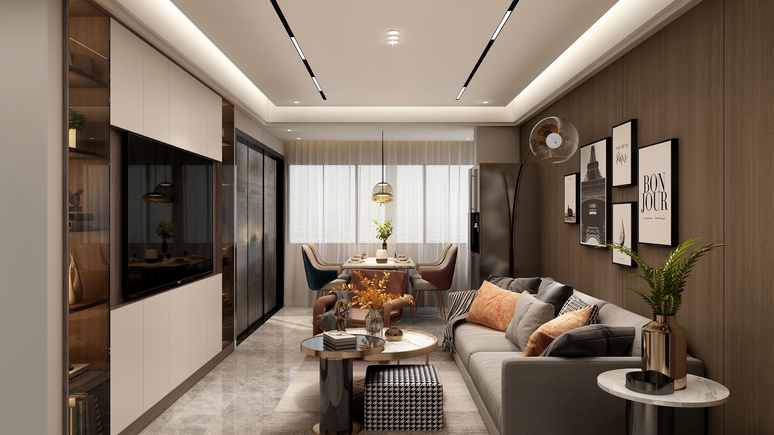 西西德先生-柜式背景投稿-装修设计方案