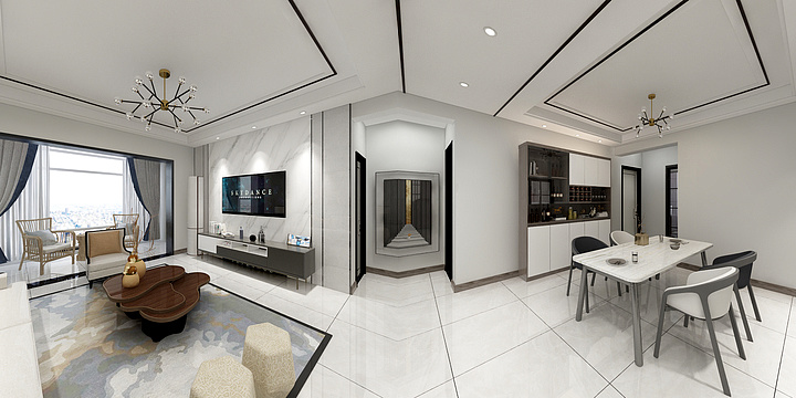 登超装饰-祥龙御府彭光勇效果图-装修设计方案