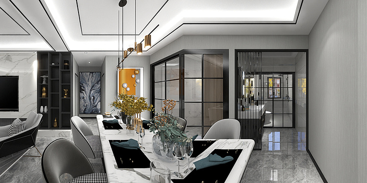 千墨I装饰-黄金河谷12楼-装修设计方案