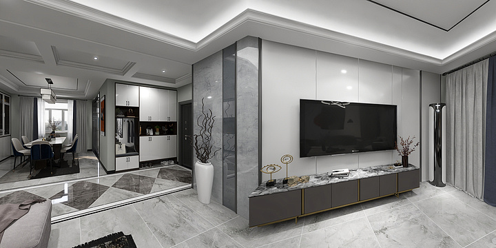 DieterYu-御景华城朝敏朋友-装修设计方案