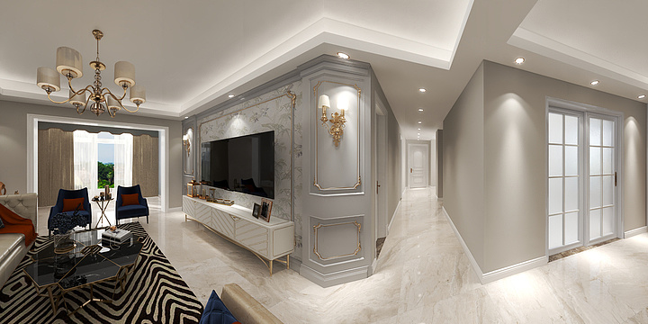 在逃设计师-远洋125户型-装修设计方案