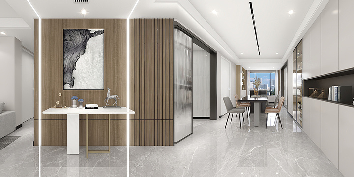 陳籽-华熙阁8幢1604现代风格-装修设计方案