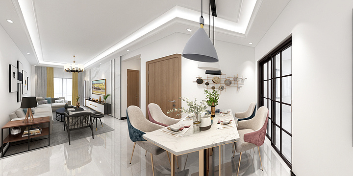 广东佳鸿饰界杨洁-嘉宏锦城周总雅居-装修设计方案