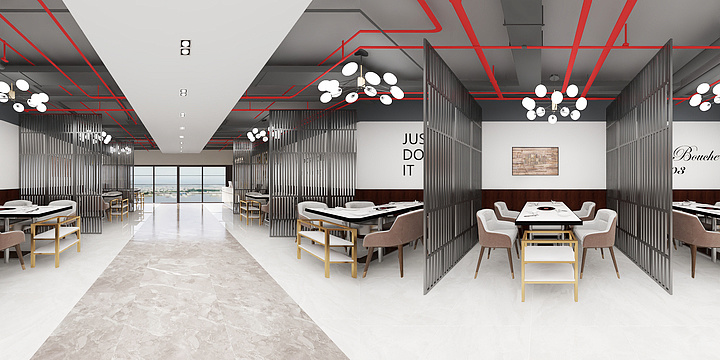 京广云艺装饰-网红火锅店-装修设计方案