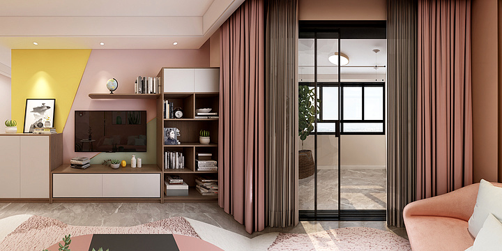 ShawnTan-德信海德公园83.00㎡A2’3室2厅1卫1厨-副本-装修设计方案