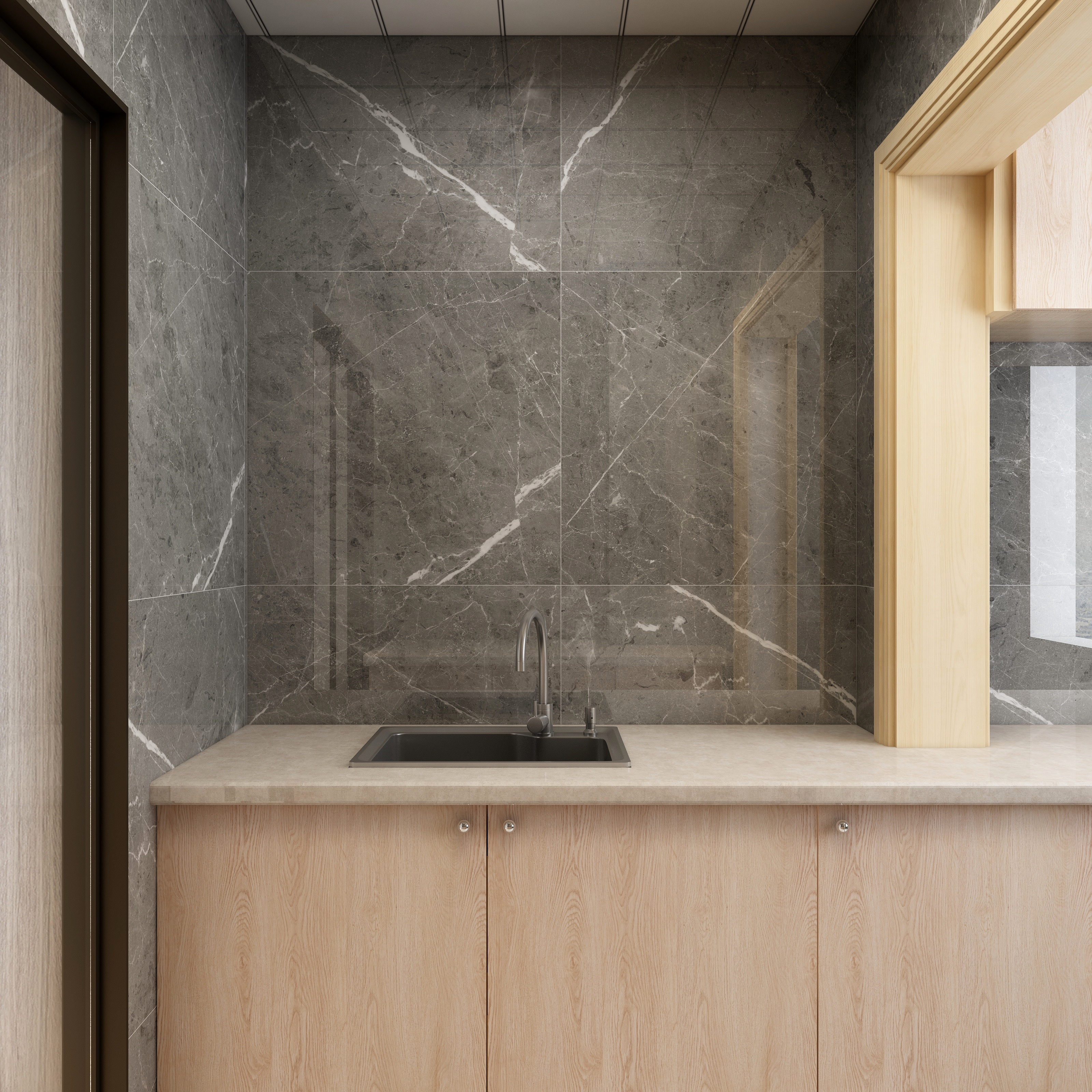 R李冉-【朴实无华】——91平长春万浦小镇装修效果图