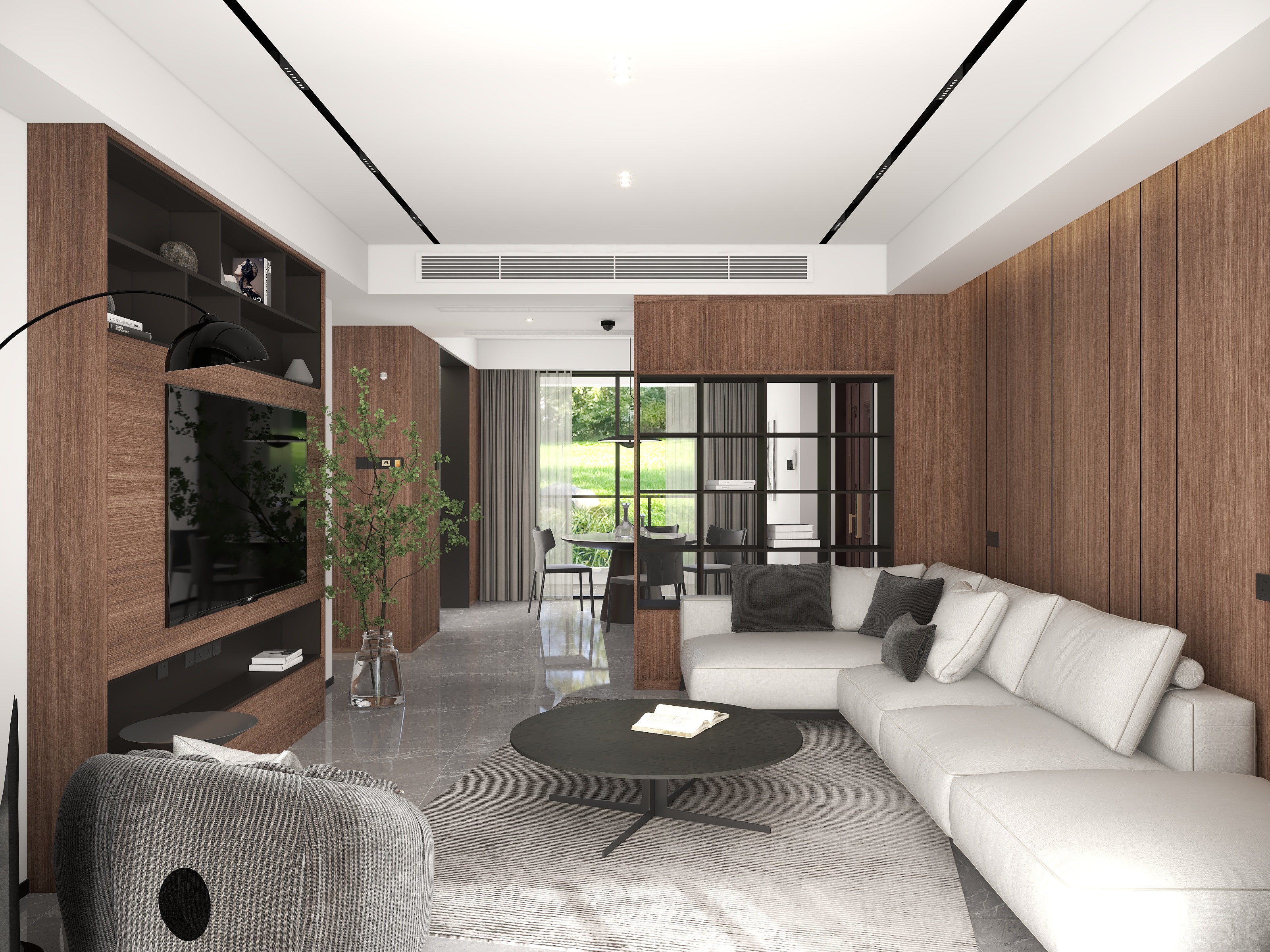 熬暖酱-龙湖尘林间现代住宅装修效果图