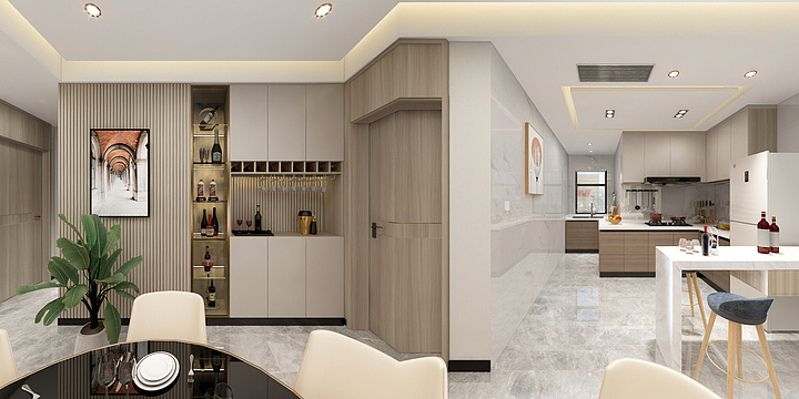 沮渠蒙逊-轻奢风--极简-装修设计方案