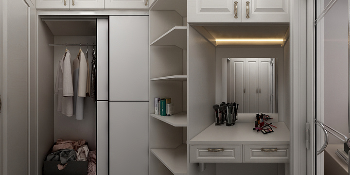 设计师曼曼-单身公寓-装修设计方案