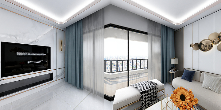 rose天堂设计沙龙-三里-舒适轻奢之家-装修设计方案