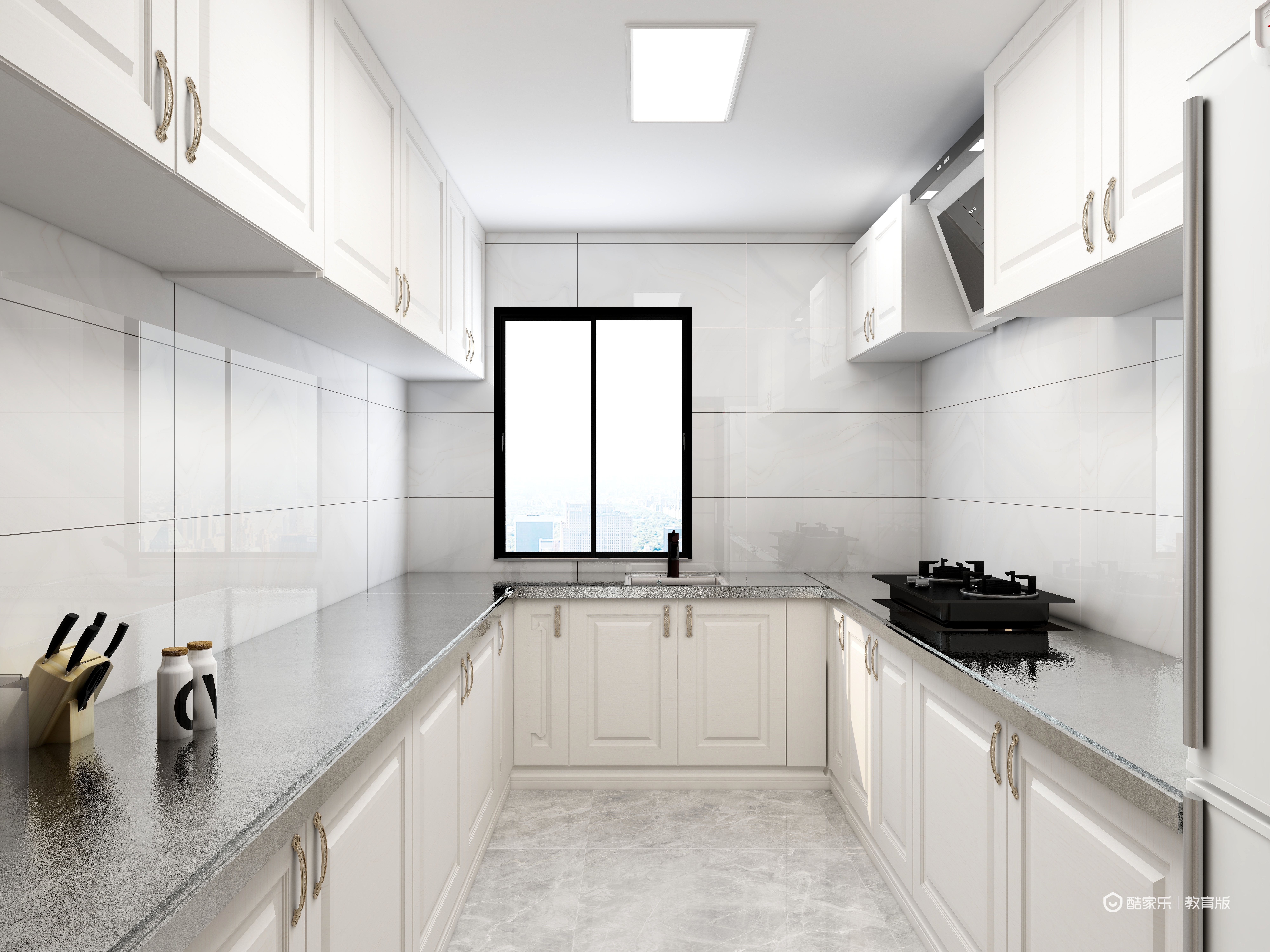 余璐瑶-简欧三居装修效果图