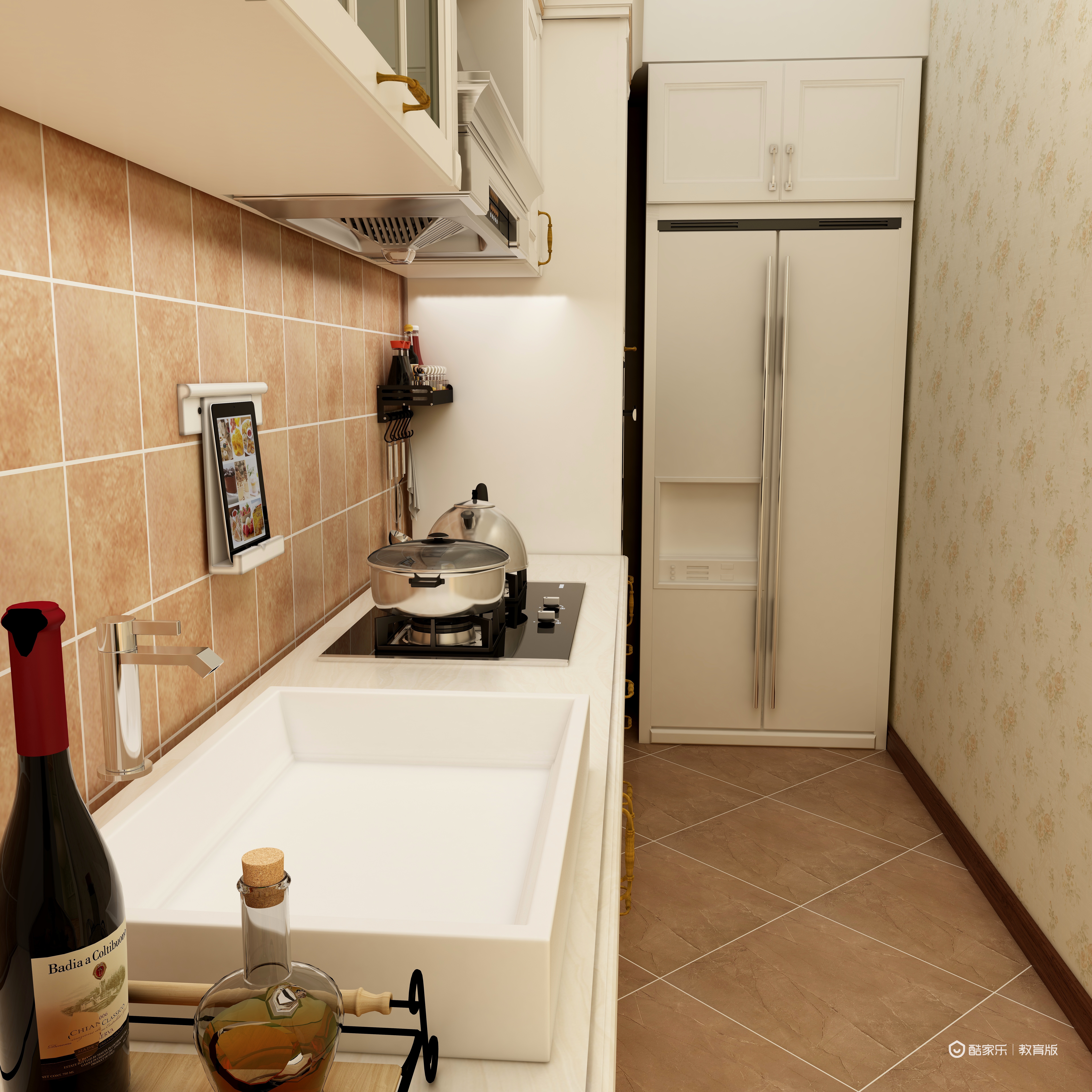 邓富奇ing-绿岛-田园二居装修效果图