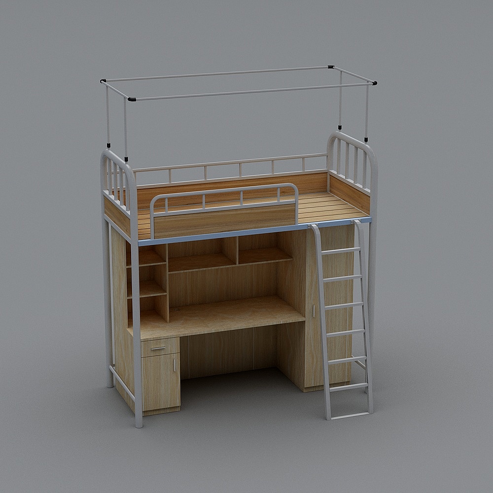 宿舍床3D模型