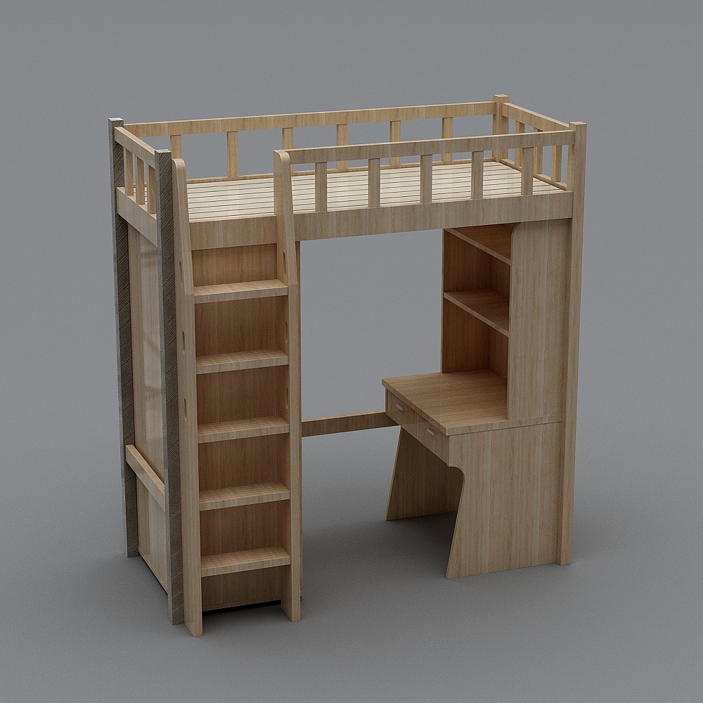 公寓床3D模型