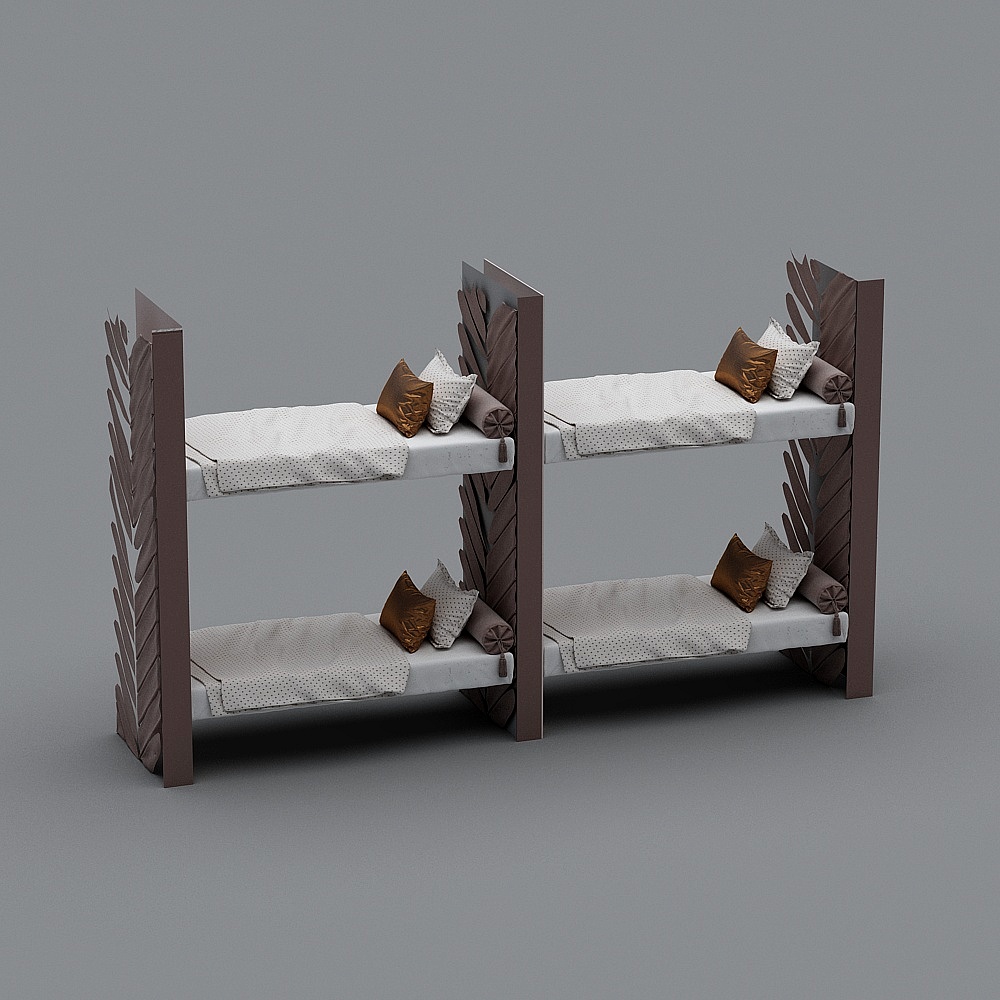 宿舍床-183D模型