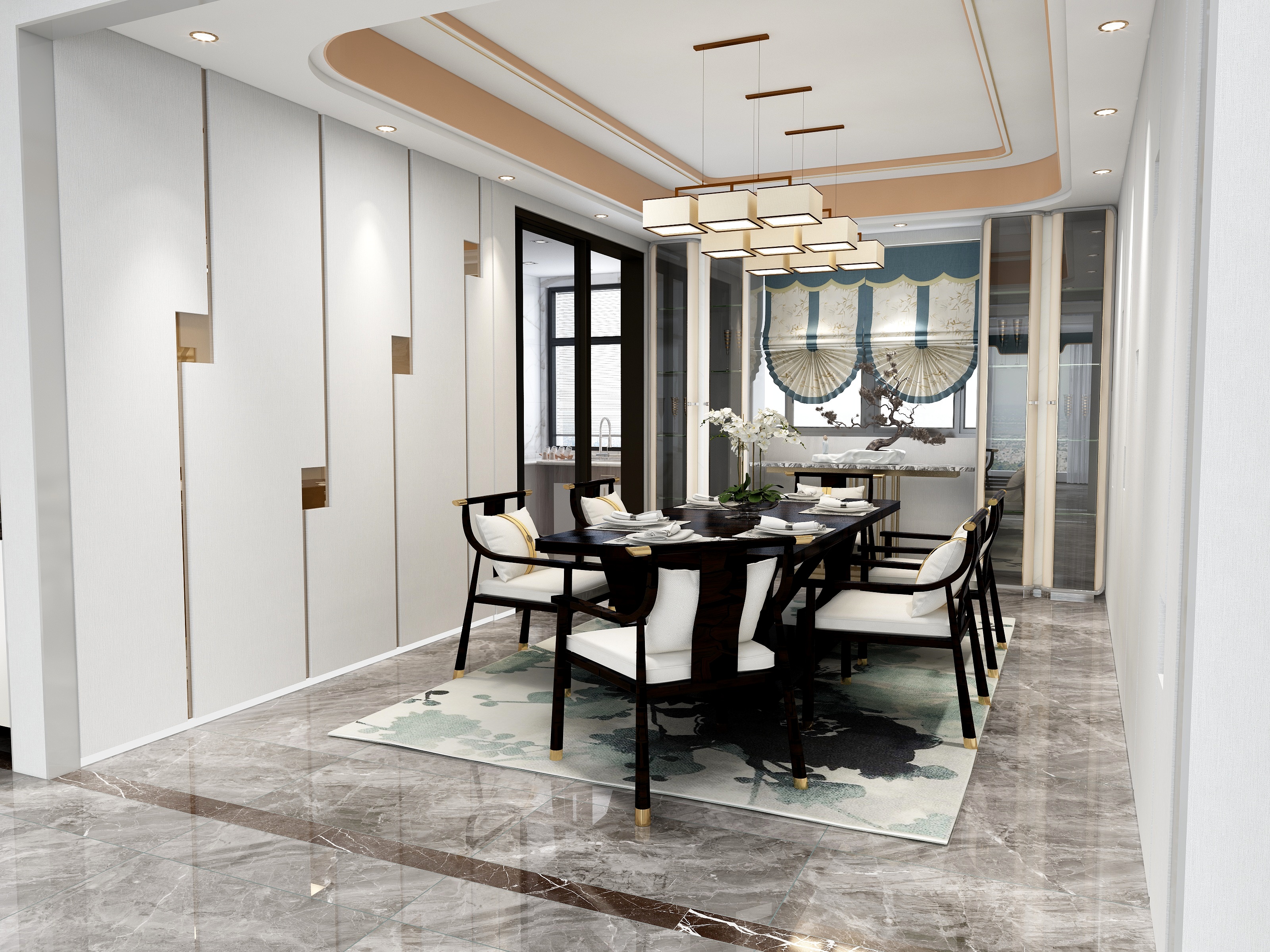 宗浩-【新中式】VANSO软装-远大怡景园装修效果图