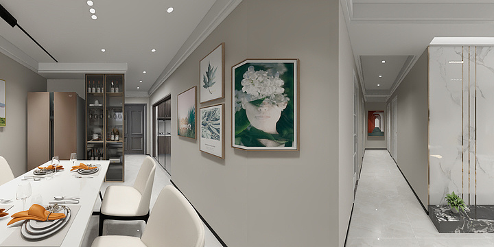 禾呈木木-吾悦公馆118平-现代极简-装修设计方案