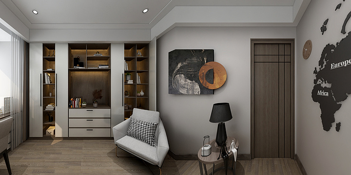 整家销售管理中心-115-现代简约-装修设计方案