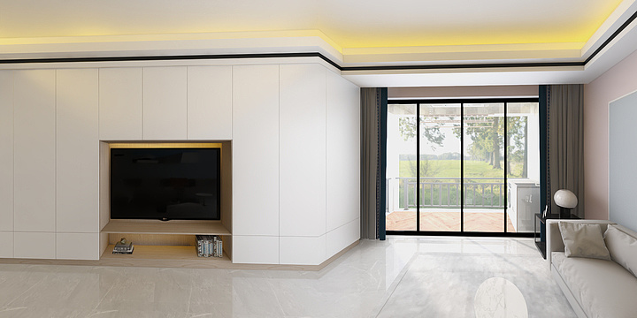 画中有马-渲染灯光高级证书作业-装修设计方案