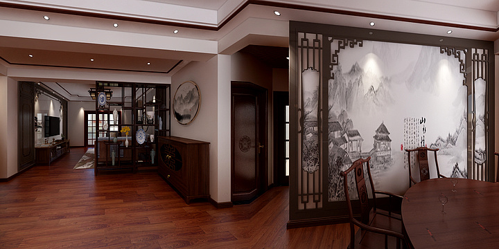 月狼丶传说-中式-02-装修设计方案