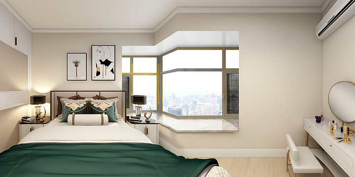 效果图有余-紫晶城-装修设计方案