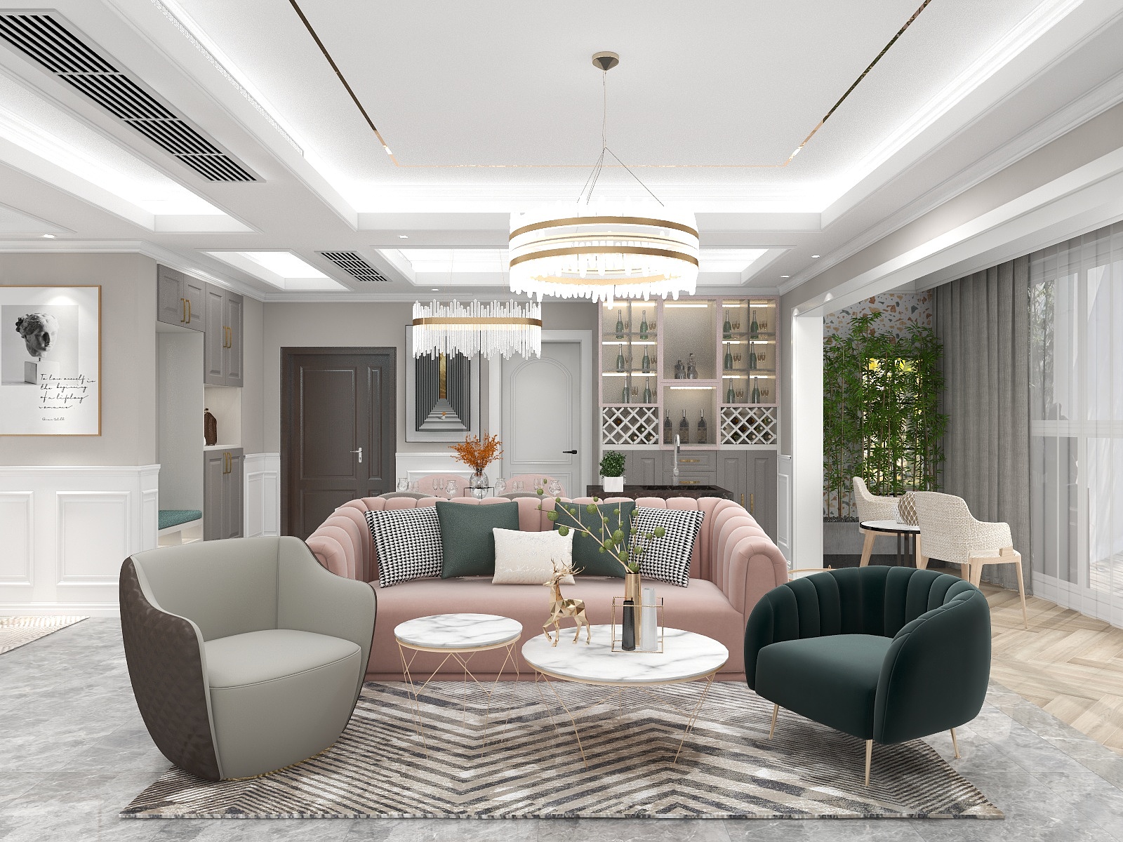 欧派陈陈-水晶宫装修效果图