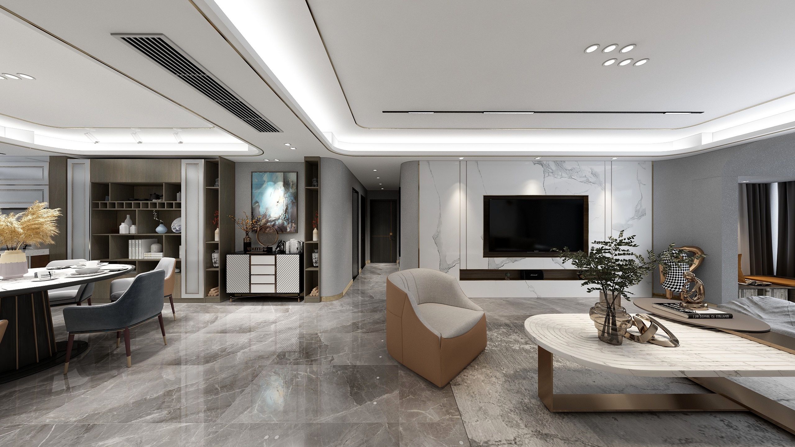 颜欢15571862499-宏兴御景庄园加总现代轻奢-装修设计方案