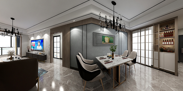 创艺人生-长虹世纪城刘姐-装修设计方案