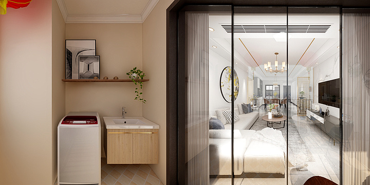 设计师杨炯-万达E7-304廖哥雅居-装修设计方案