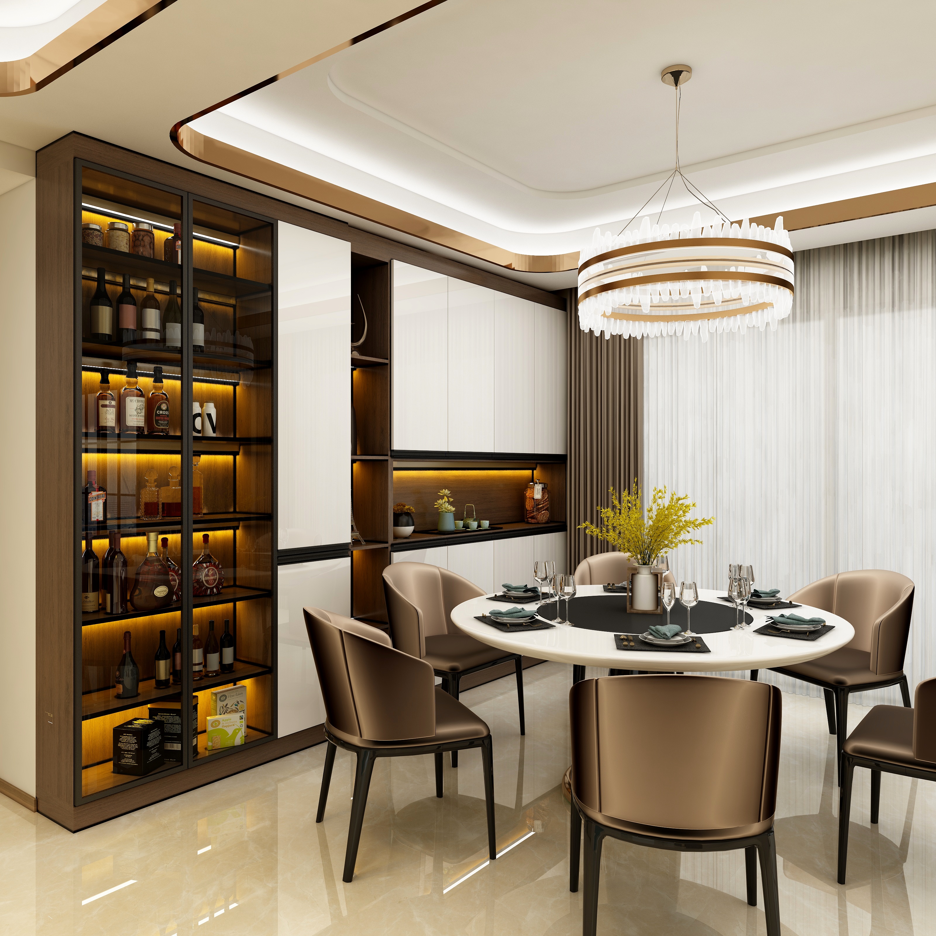 CGkujiale-《金色年华》--轻奢混搭风-装修设计方案